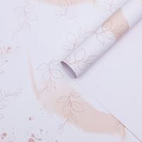 Бумага подарочная глянц 70х100см 80 г/м2 Розовое золото 10/200