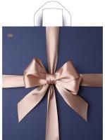 Пакет с петлевой ручкой (38х42)-37 Бант Мокко ПНД 50/300