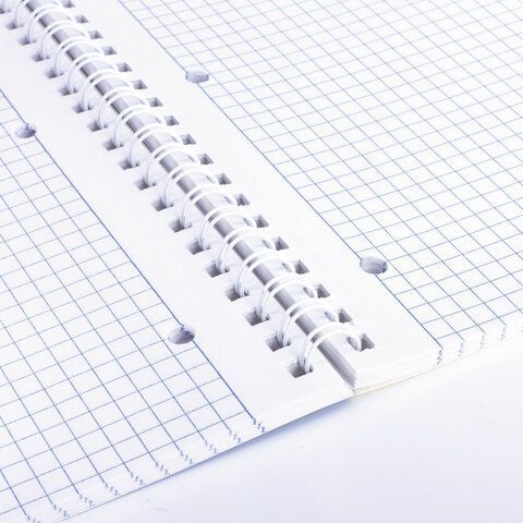 Тетрадь 80л А4 клетка гребень обложка картон Фрукты BRAUBERG 1/4/28