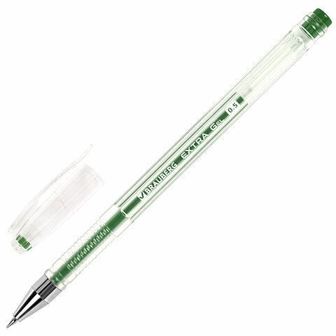 Набор гелевых ручек 4цв узел 0,5мм, линия письма 0,35мм BRAUBERG EXTRA 1/72 (клиент)