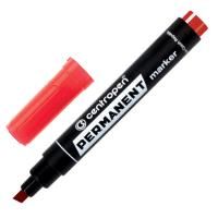 Маркер перманентный красный 1-4,6мм скошенный наконечник CENTROPEN 1/10/200