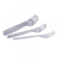 Одноразовая Вилка 180мм прозрачная Премиум/компакт ВЗЛП 50/2500