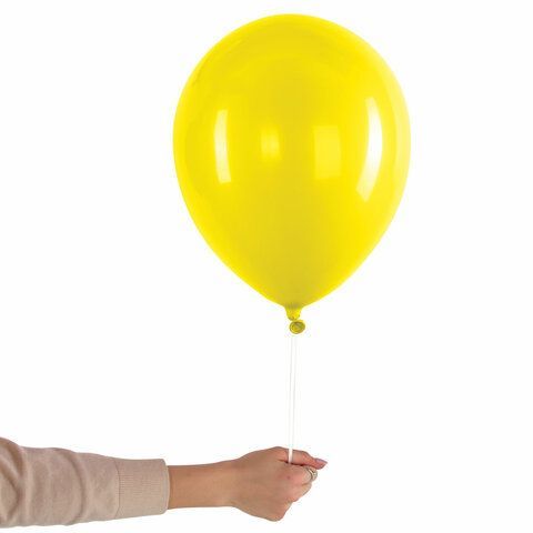 Воздушные шары 30см Яркие цвета ассорти BRAUBERG KIDS 100/100