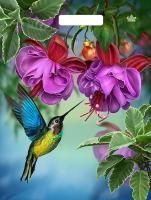 Пакет с вырубной ручкой (31х40)-60 Колибри в цветах Тико 50/500