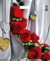 Пакет с вырубной ручкой (38х45)-60 Цветы страсти ламинат Тико 50/500 