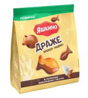 Продукты, Драже крекер рыбка в молочной глазури 180г 1/1