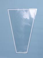 Пакет для цветов п/п конус Стиль белый 28х40 1/50