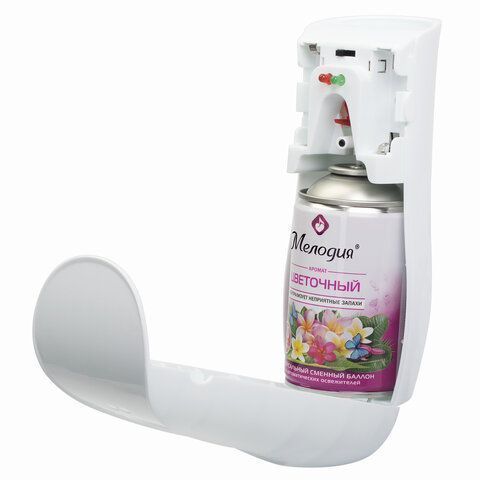 Картридж аэрозольный 250мл МЕЛОДИЯ Цветочный для автом освеж универ сух расп 1/6 (клиент)
