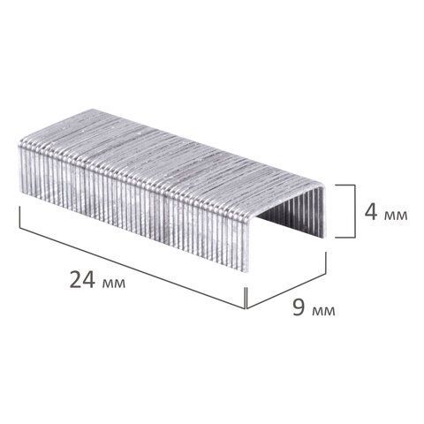 Скобы №10 1000шт STAFF Китай 1/10/600