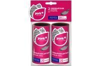 Сменный блок ролика для чистки одежды 2шт 20 слоев YORK Пепита 1/24