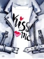 Пакет с вырубной ручкой (31х40)-60 Джинсовая куртка Тико  50/500