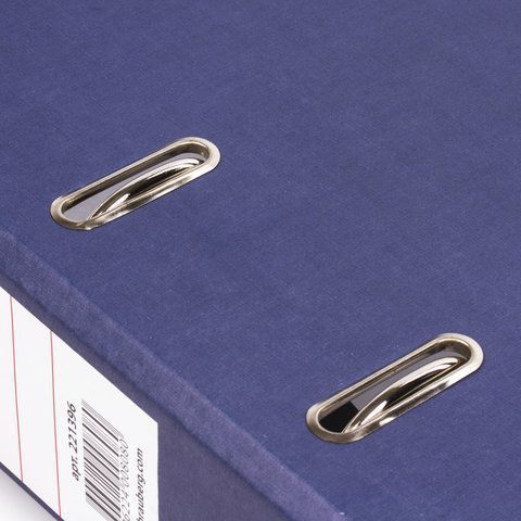 Папка-регистратор А4 75мм BRAUBERG, синяя 1/20