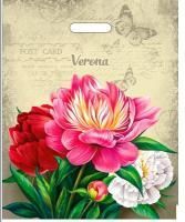 Пакет с вырубной ручкой (38х47+6)-60 Верона ламинат 50/500