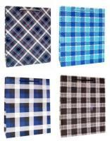 Пакет подарочный бумажный (26х32х10) ламинир Клетка 1/20 