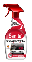 Средство для чистки стеклокерамики антижир 500мл спрей Санита 1/15
