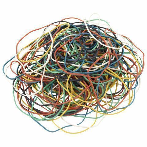 Резинка банк 100гр 80мм STAFF цветная 1/10/200