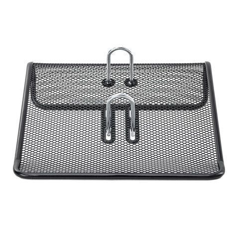 Подставка для календаря 57х200х200мм большая металлическая черная Germanium Brauberg 1/6/48