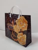 Пакет с пластмассовыми ручками (30х30+10) объемный Хрусталь 10/50 Пакет с пластмассовыми ручками (30х30+10) объемный Хрусталь 10/50