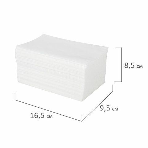 Салфетки бумажные 2-сл для диспенсеров 19,5х16,5см (200шт) LAIMA PREMIUM 12/12 (Клиент)