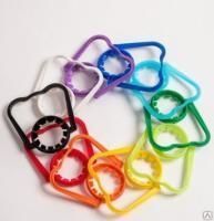 ПЭТ ручка для бутылки 38мм белая 