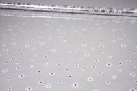 Ролик 70см х8м пленка полипропилен с рисунком Маргаритки бело-сиренев. 1/10