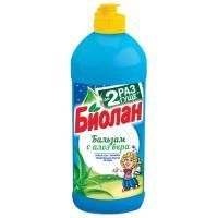 Средство жидкое для мытья посуды 450мл БИОЛАН Бальзам Алоэ Вера 1/20