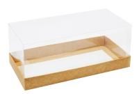 Коробка для рулета дно 255х120х30мм бурая (крышка 469745) 25/25