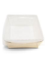 Контейнер салатник с прозр крышкой 400мл 145х95х45мм крафт Crystal Box 50/450