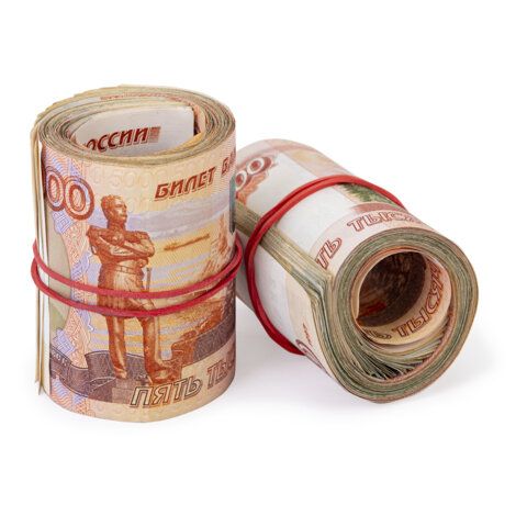 Резинка банк 1000гр 60мм цв натуральный каучук BRAUBERG 1/20