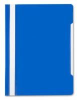 Папка скоросшиватель с прозр верхн лист синий Россия 1/20/200