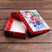 НГ Подарочная коробка 16,5х12,5х5,2см Зимние забавы  1/5/300